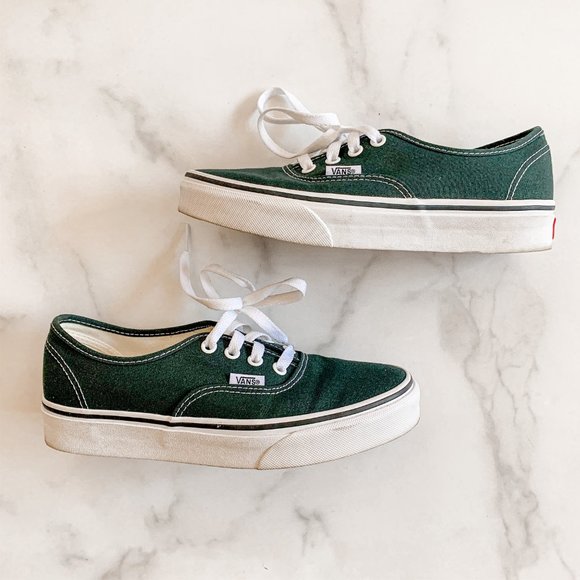 Vans Shoes - Vans dark forrest green classic low top sneakers 7